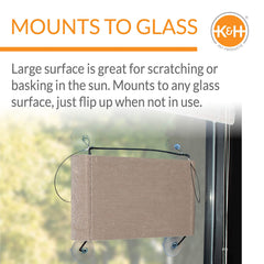 K&H EZ Mount Kitty Sill Cradle, superficie curvada para siestas