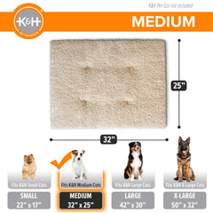 Almohadón lavable a máquina para cama de perro K&H