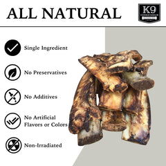 Detalle del tuétano en hueso de res de K9 Connoisseur para sabor natural