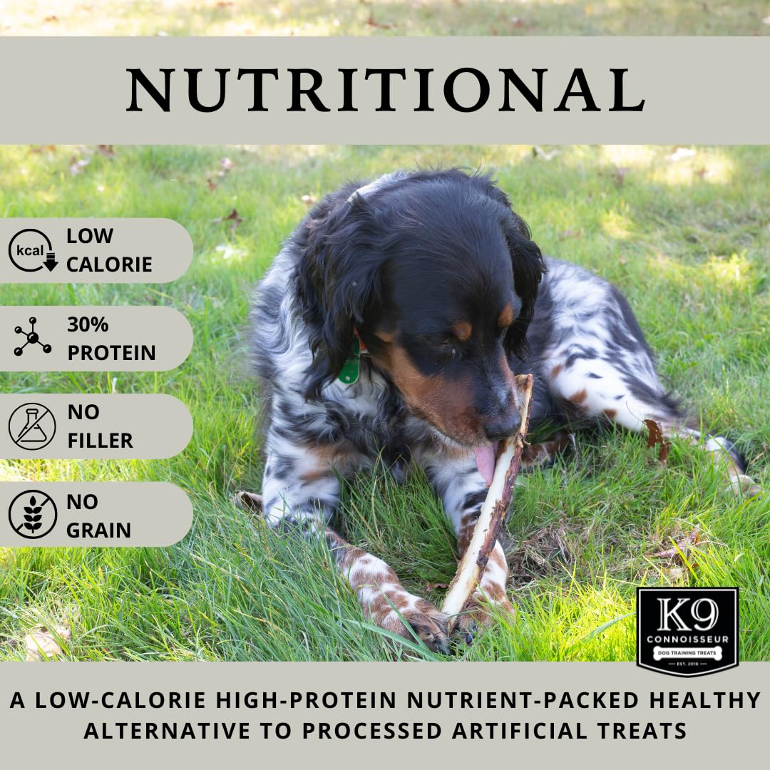 K9 Connoisseur paquete de 5 huesos de res, perfecto para perros pequeños.