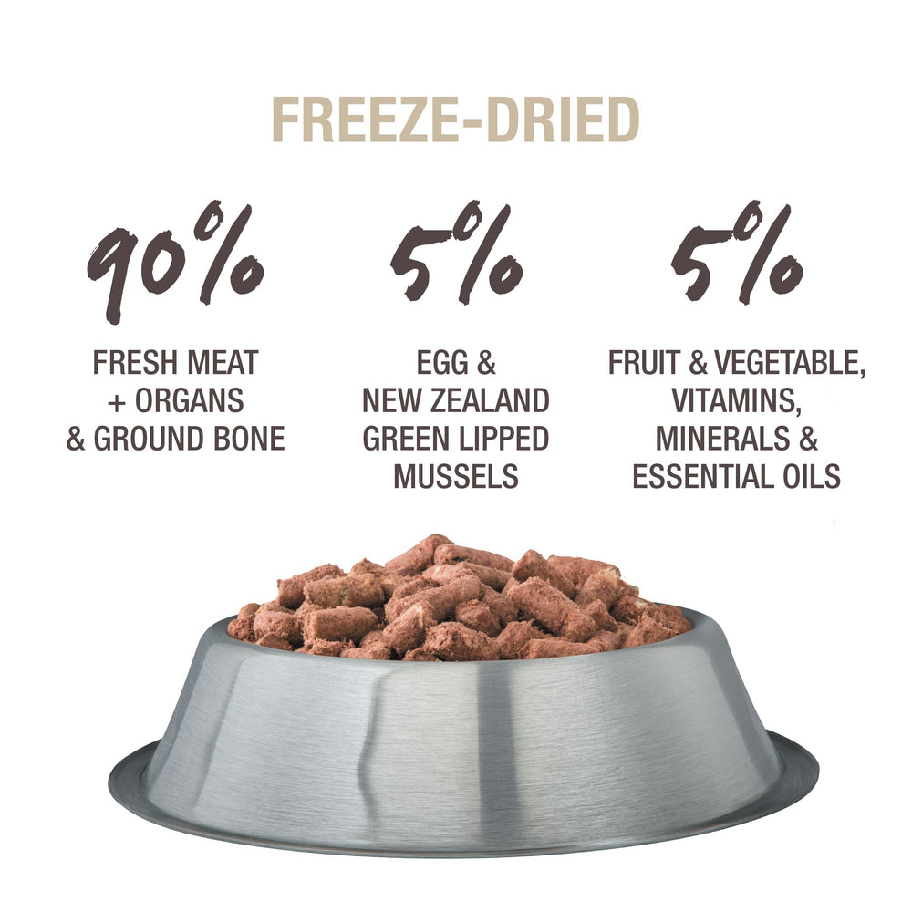 K9 Natural ingredientes reales liofilizados sin cereales, opción natural para perros