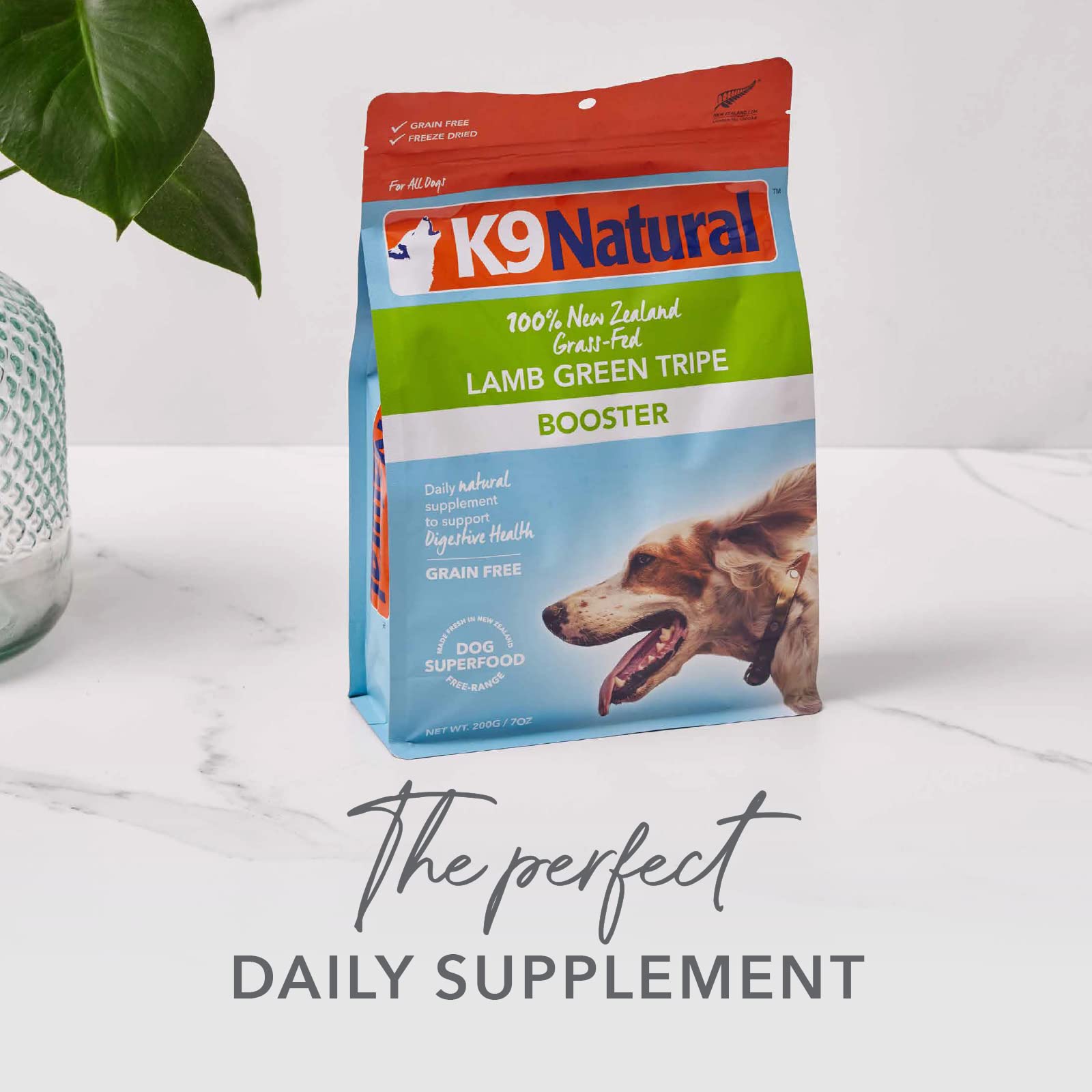 K9 Natural trozos liofilizados tripas verdes para añadir a la comida