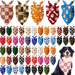 Kacctyen bandanas para perros con patitas, ideal para uso diario.