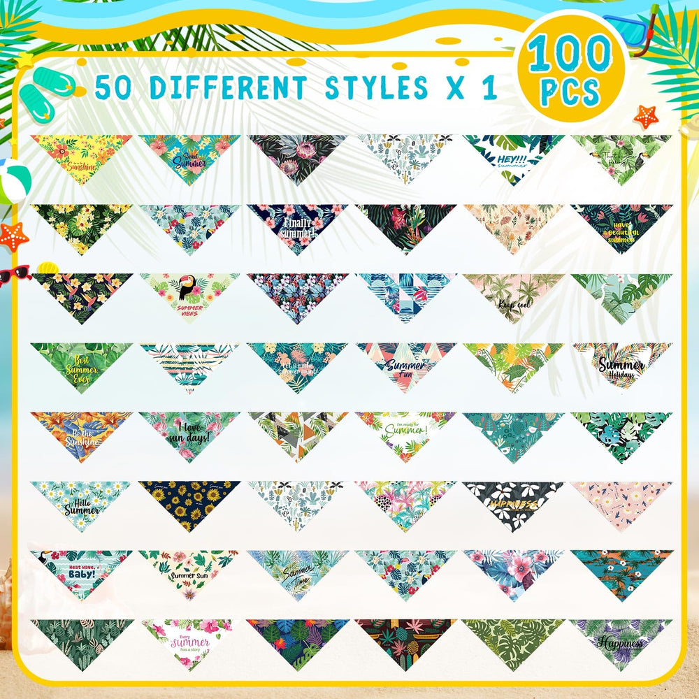 Kacctyen bandanas talla ajustable: se adaptan a la mayoría de perros.