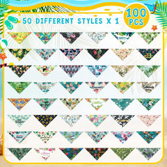 Kacctyen bandanas talla ajustable: se adaptan a la mayoría de perros.