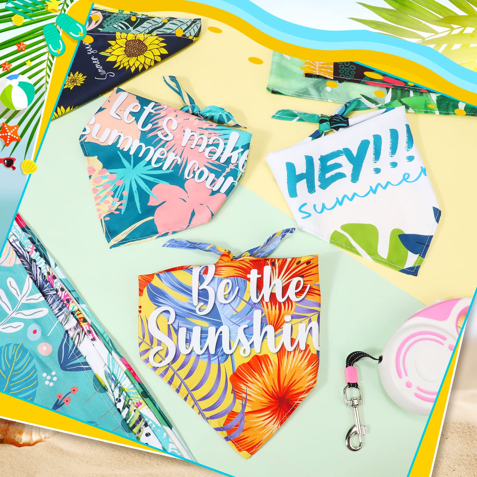 Kacctyen bandanas usos multiuso para peluquería: ideal para grooming y fotos.