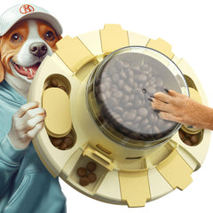 KADTC 2-niveles: juguete para perro que estimula la mente durante la comida