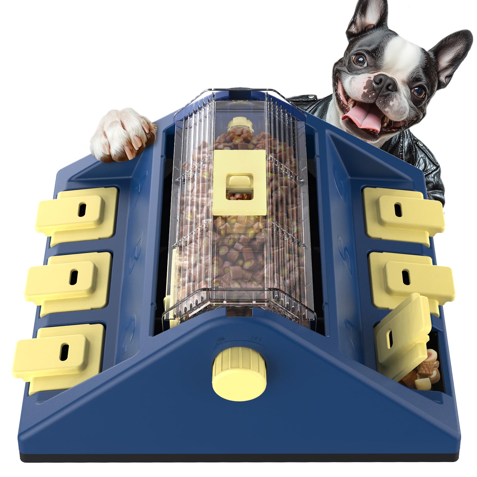 KADTC Juguete puzzle perro dos niveles para estimulación mental diaria
