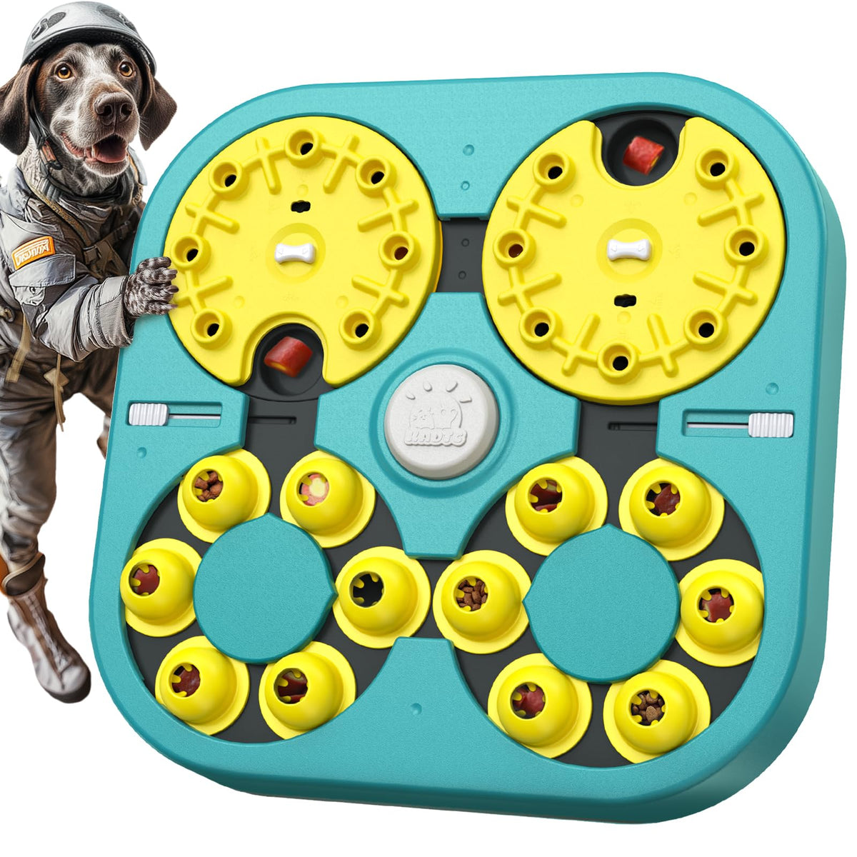 KADTC puzzle para perros, 5 niveles de dificultad para crecimiento mental progresivo.