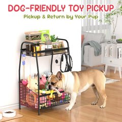 Kaiferty organizador para perros todo en uno facilita tener juguetes y accesorios a mano.