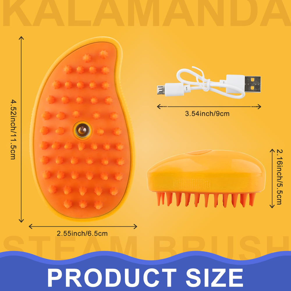 Kalamanda cepillo mango ergonómico facilita el cepillado cómodo.