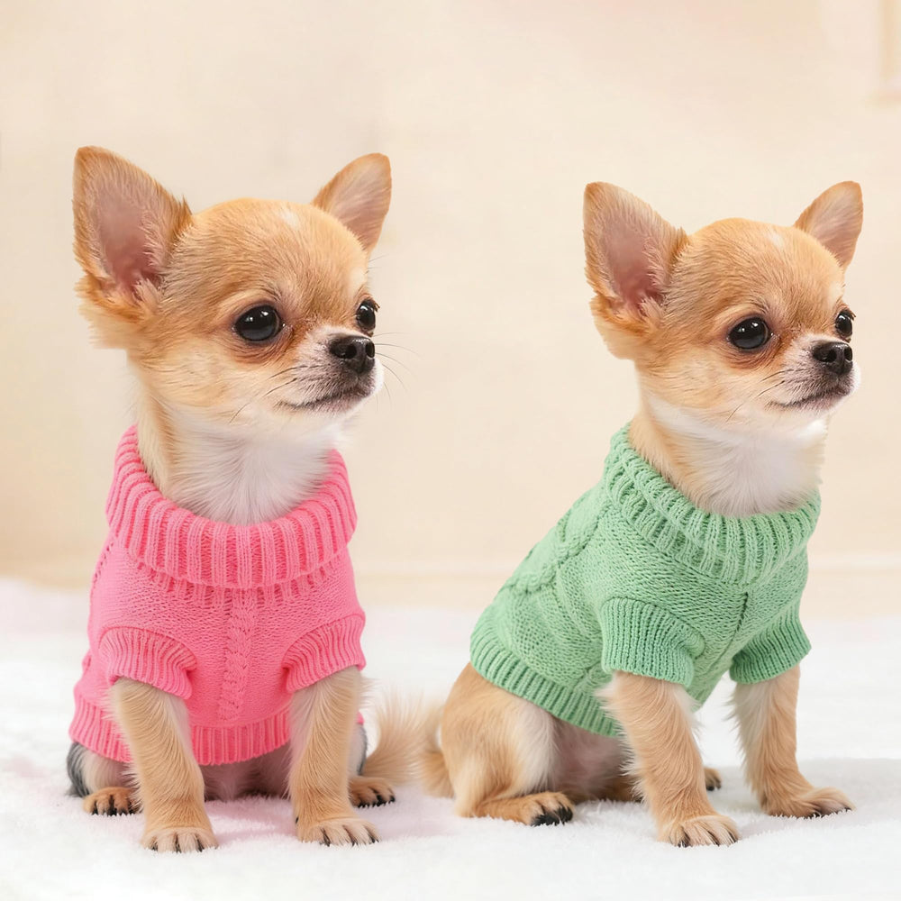 Sudadera Kallfir's cutie para Chihuahua: enfoque cuello tortuga, cálido para el cuello.