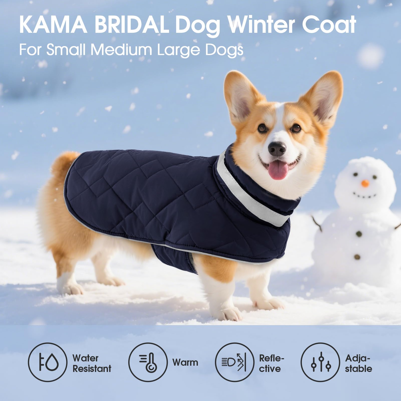 KAMA BRIDAL tallas variadas para ajustar a perros pequeños a grandes