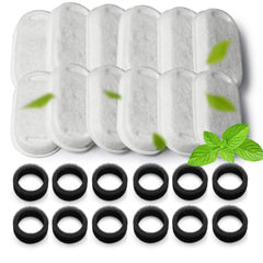 KANCHOU filtre fontaine chat 24-pack — eau plus propre et fraîche