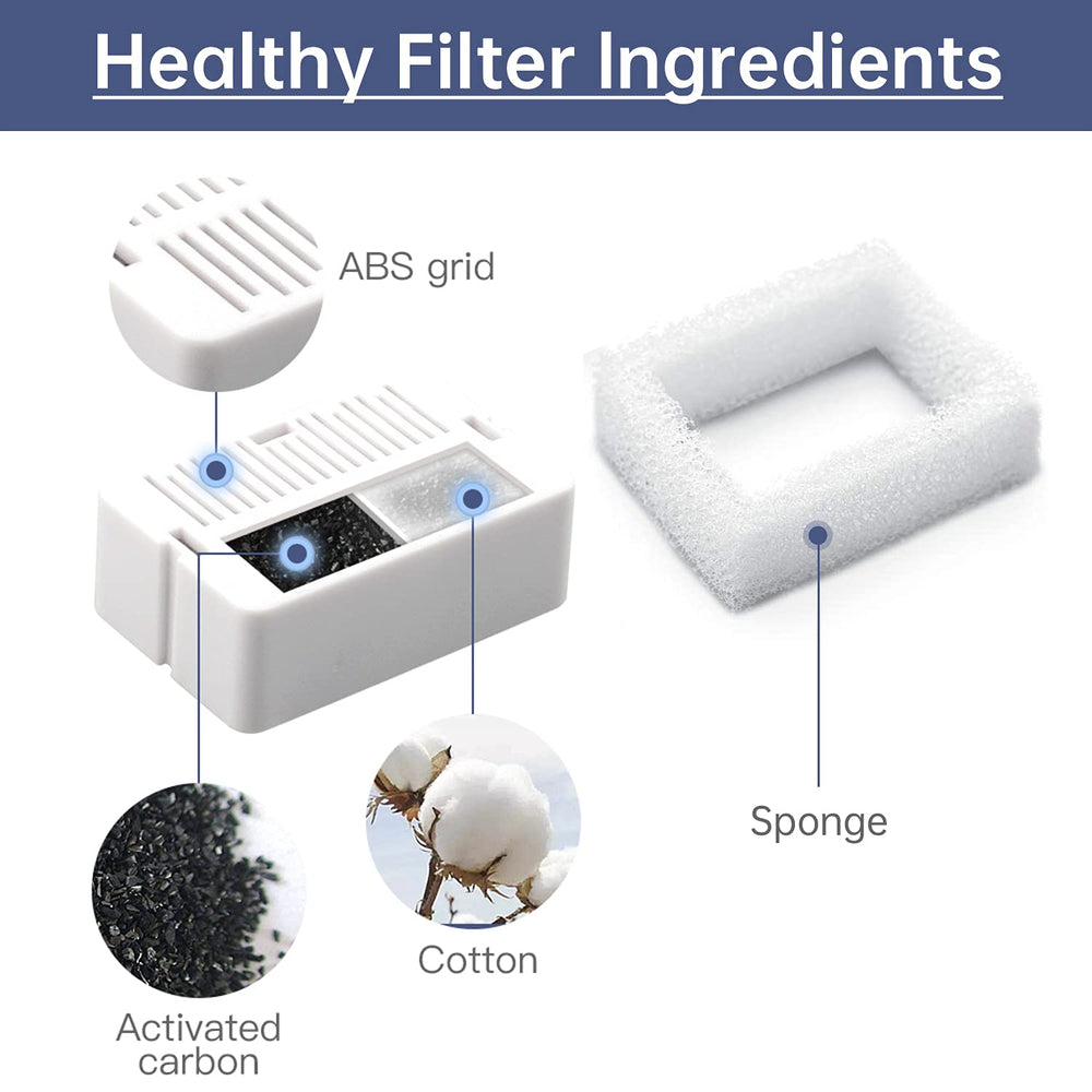 KANCHOU: filtro de espuma para retener pelos y polvo en la fuente