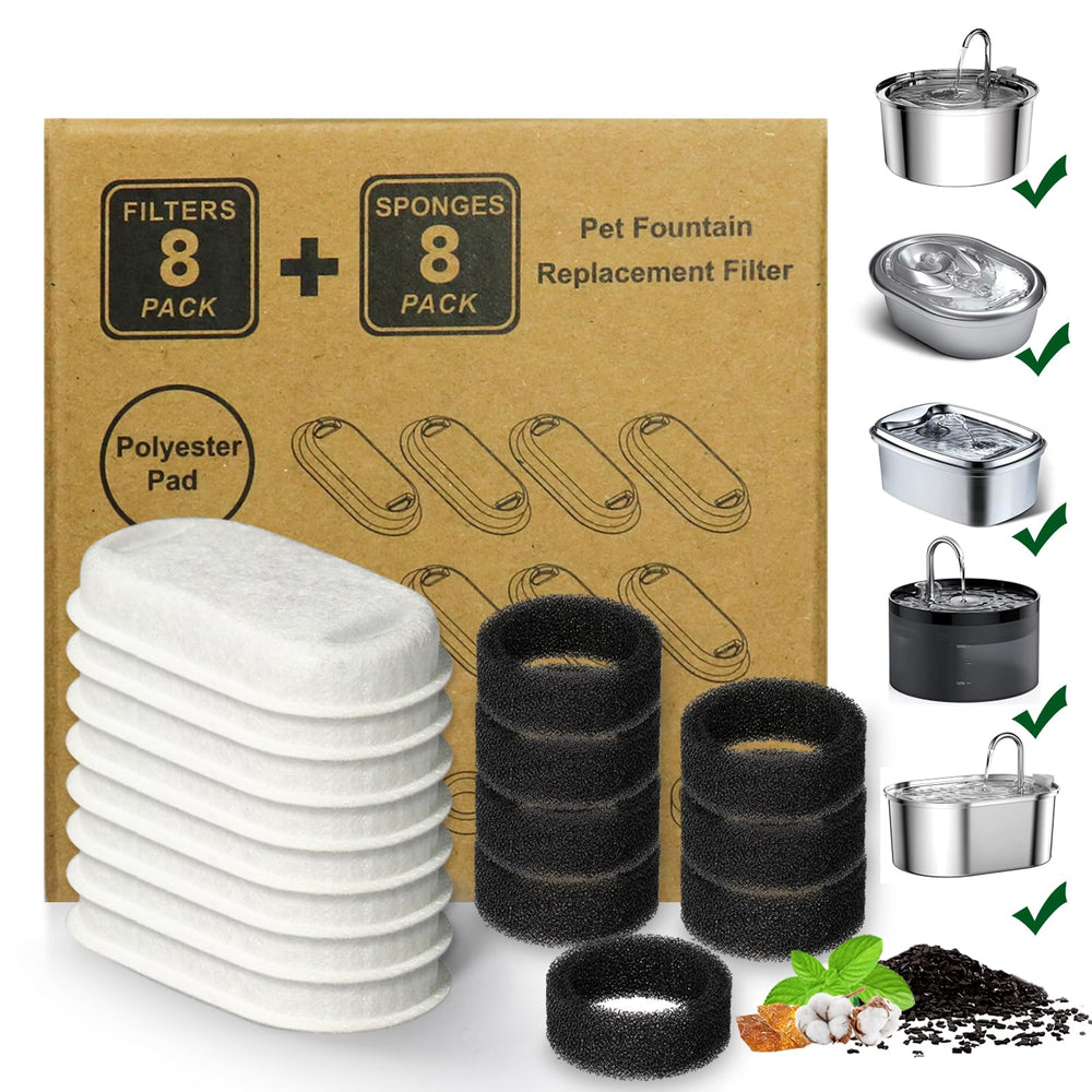 Filtro KANCHOU para fuente de gato con caudal ajustable para agua limpia.