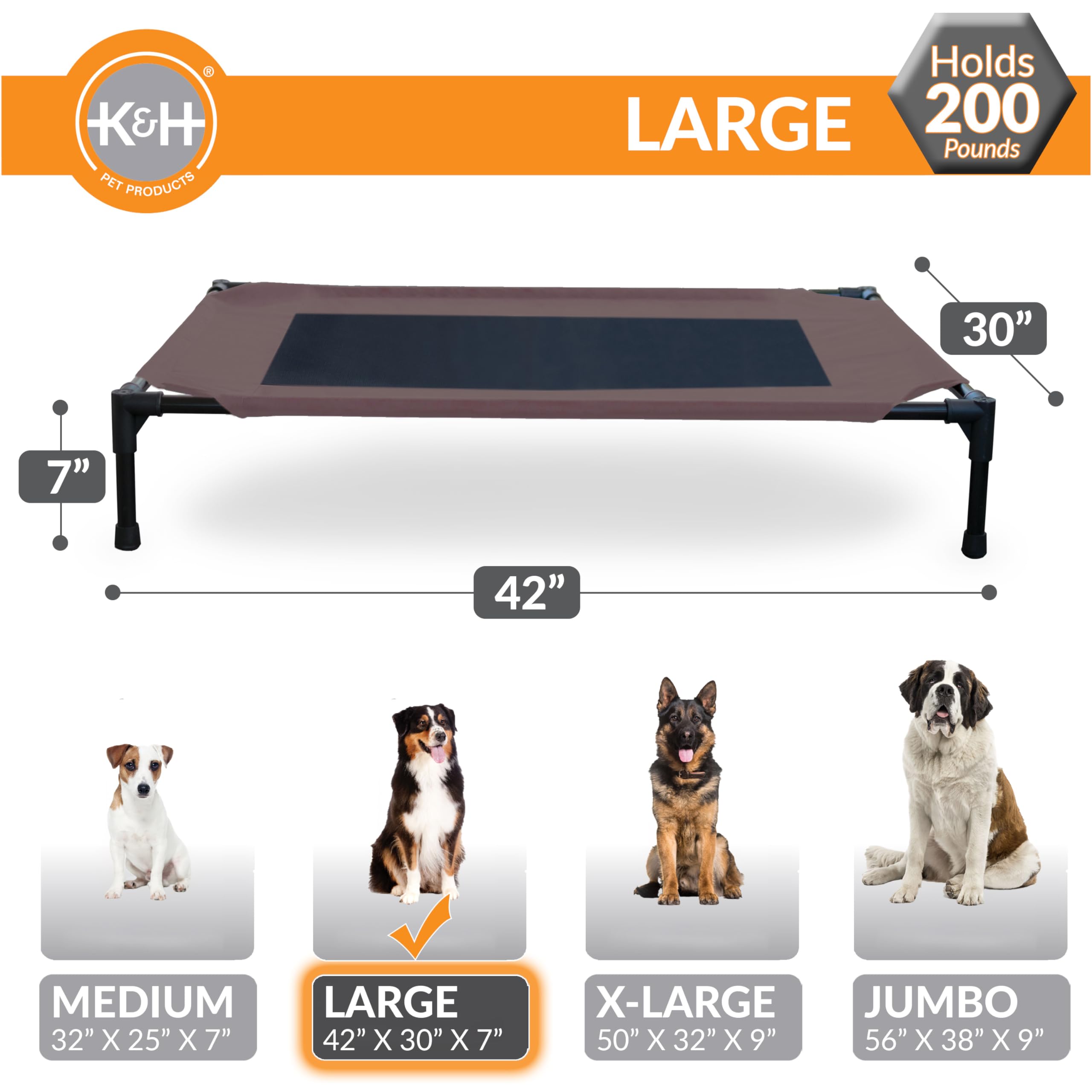 K&H Pet Products patas antideslizantes protegiendo suelos y estabilidad