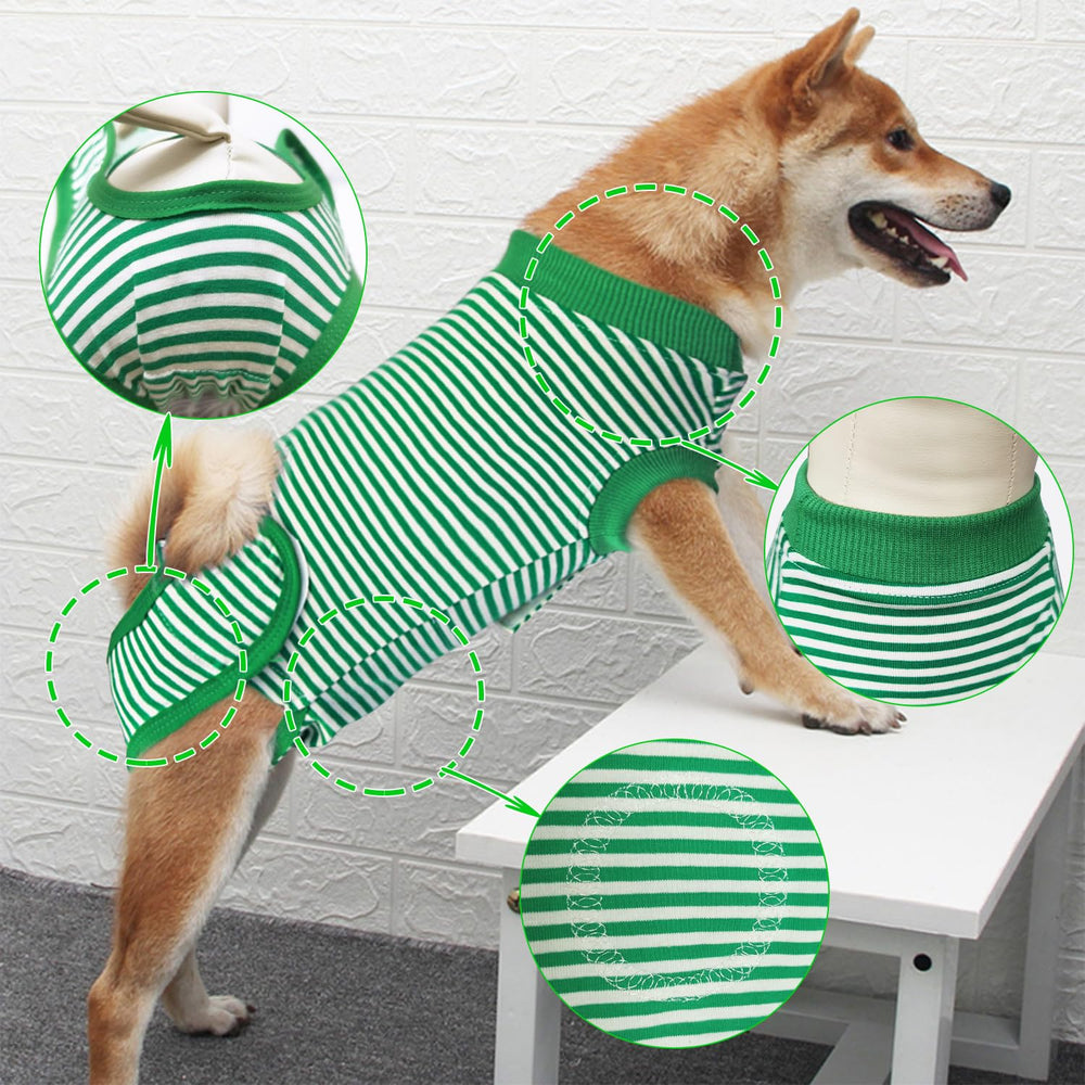 KAROKU traje recuperación perro velcro práctico para orinar.