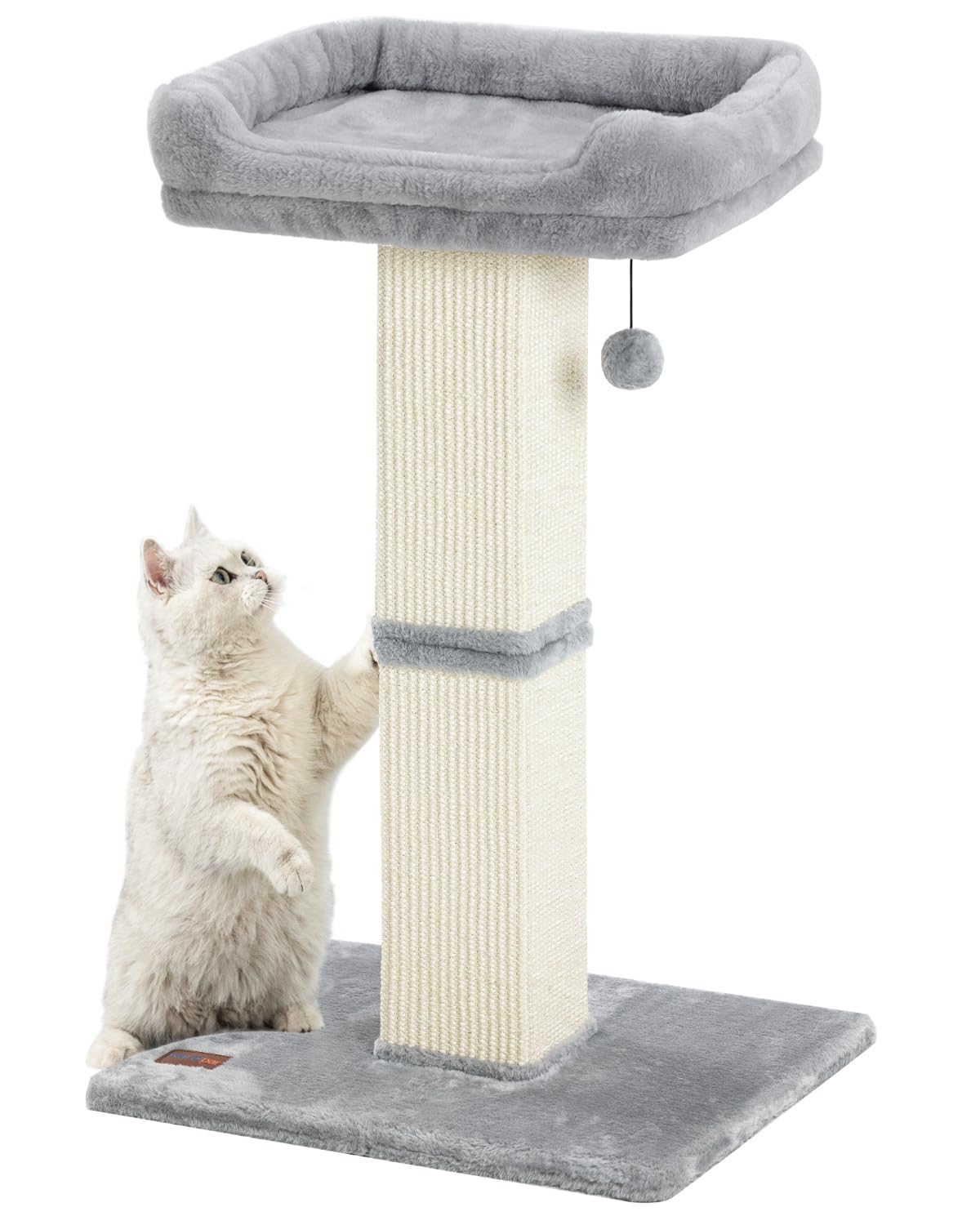 Karolpar poste rascar para gatos de interior, superficie de sisal para rascar y proteger muebles.