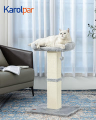 Karolpar superficie de sisal ideal para gatos, fomenta ejercicio y evita daños en textiles.