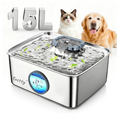 Kastty fuente de agua para perros 15L con gran capacidad para múltiples mascotas.