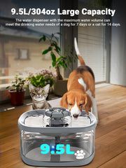 Kastty fuente para perros grandes con 3 modos de flujo para estimular la ingesta de agua.