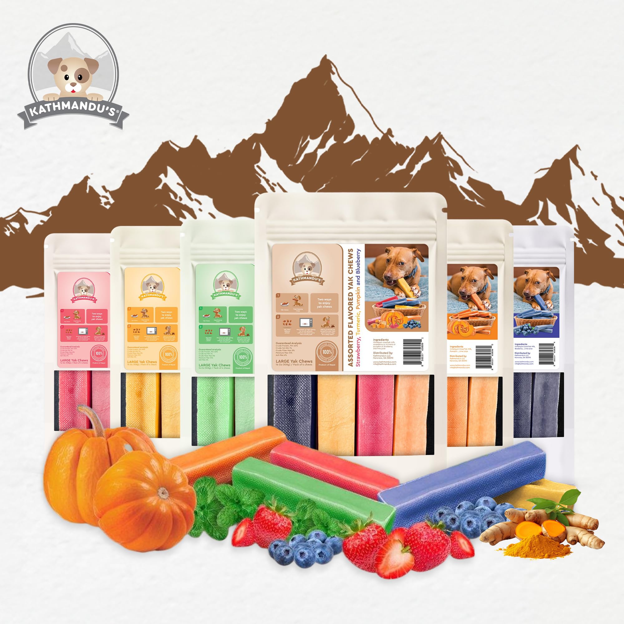 KATHMANDU'S masticables yak uso diario: ideal para rutinas de juego y snack