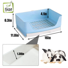 Caja kathson con rejilla de 12 mm para facilitar la limpieza de heces.