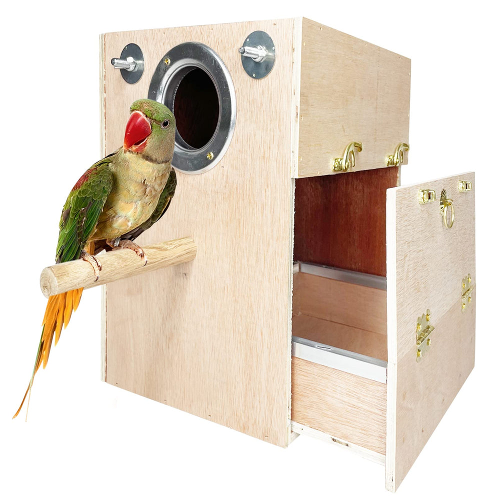 Kathson caja nido para pajaro en madera, refugio natural para descanso seguro.