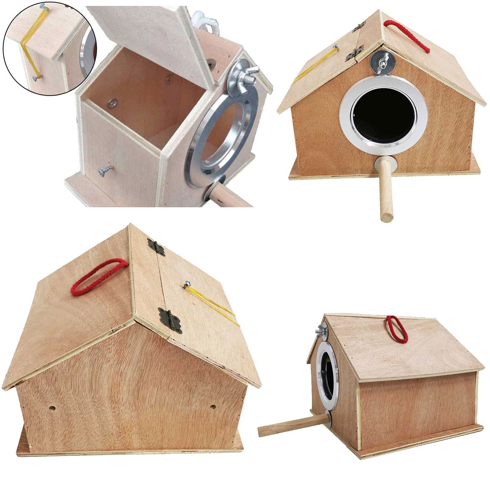 Kathson caja-nido con tapa superior, acceso fácil para mantenimiento.