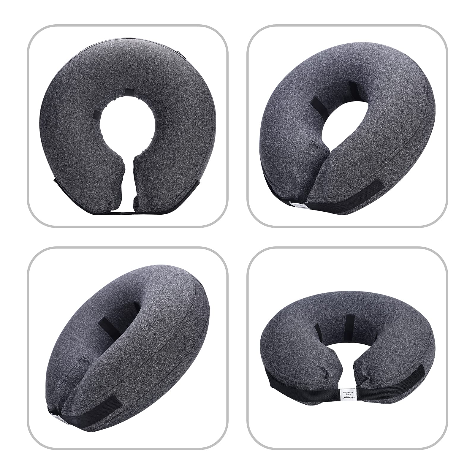 Katoggy collar inflable facilita la limpieza: interior extraíble y exterior lavable.