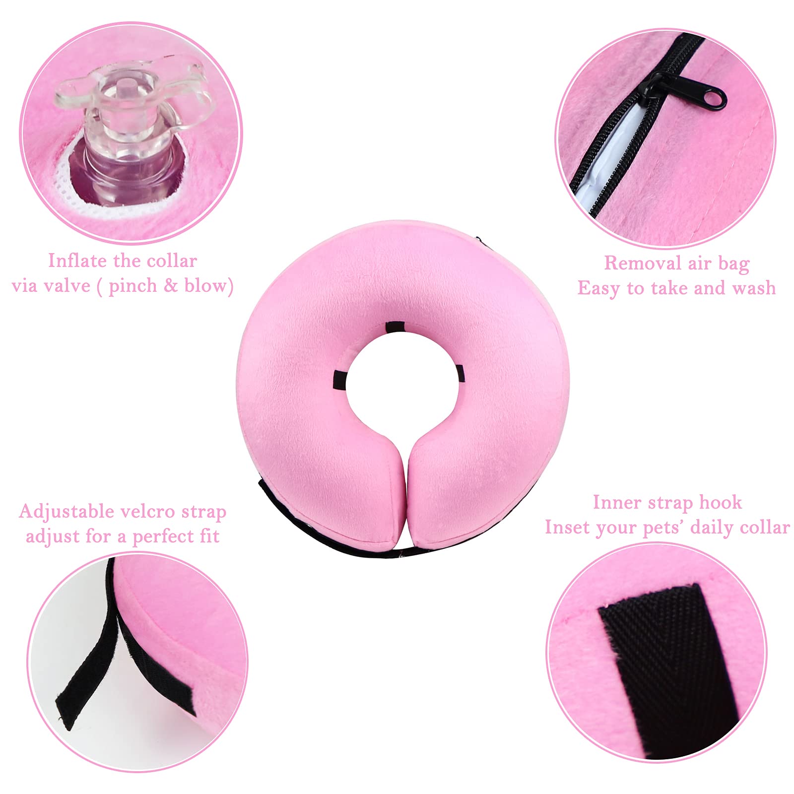 Katoggy collar inflable XL, recomendado para razas grandes y cuellos amplios.