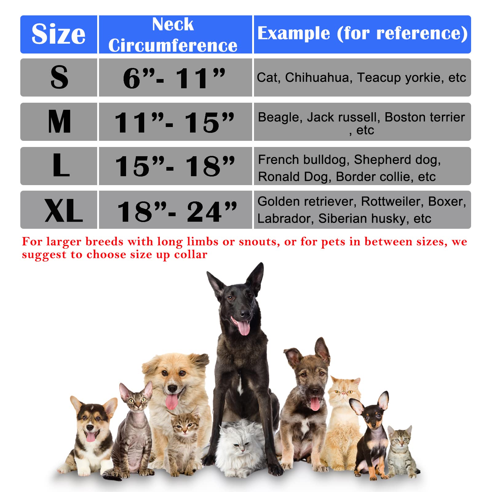 Katoggy collar inflable postoperatorio para perros y gatos evita lamidos