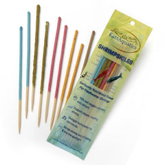 KatsAquatics Shrimpsicles: paquete de 10 palitos de 6 pulgadas para alimento variado