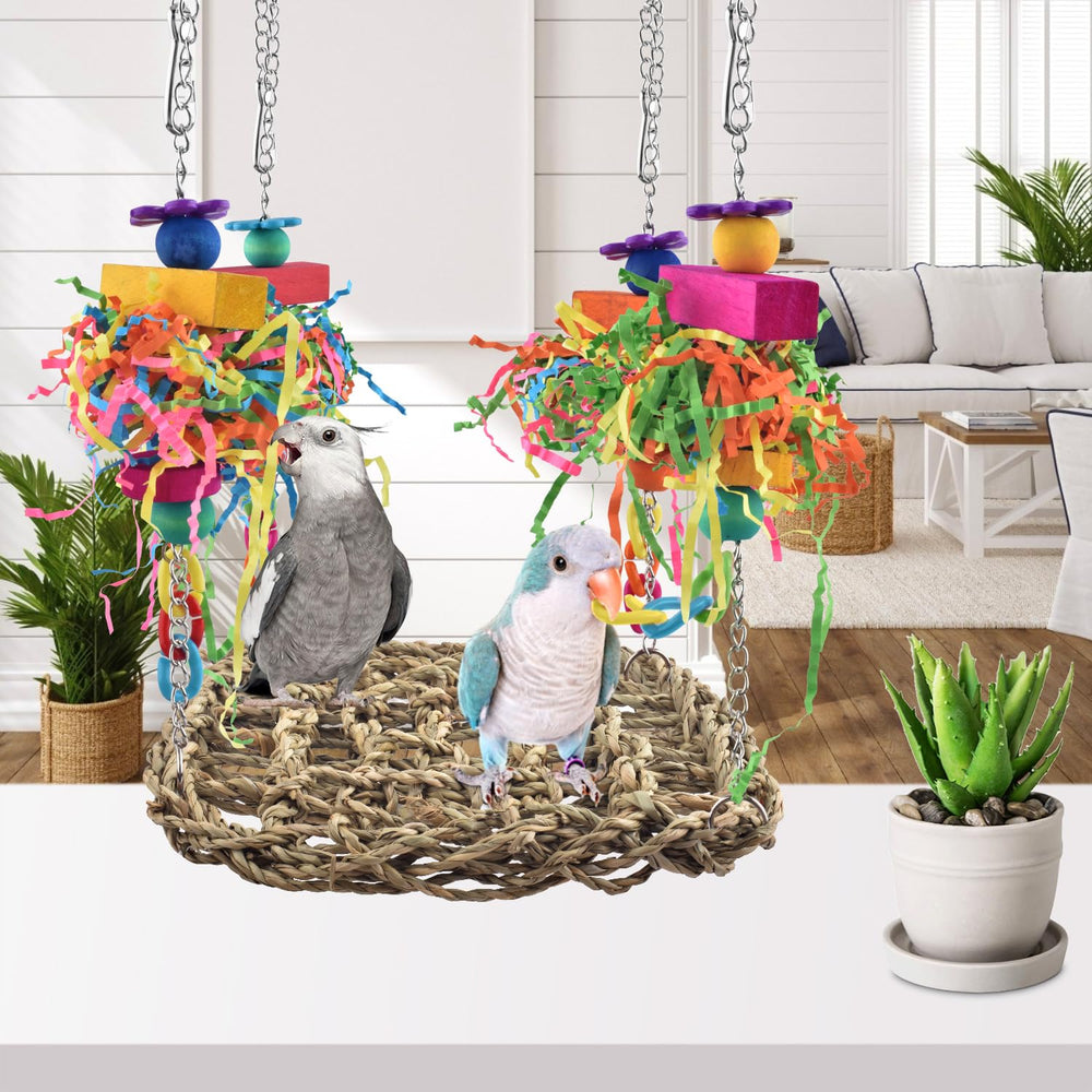KATUMO accesorios para aves, diseño modular para entretenimiento.