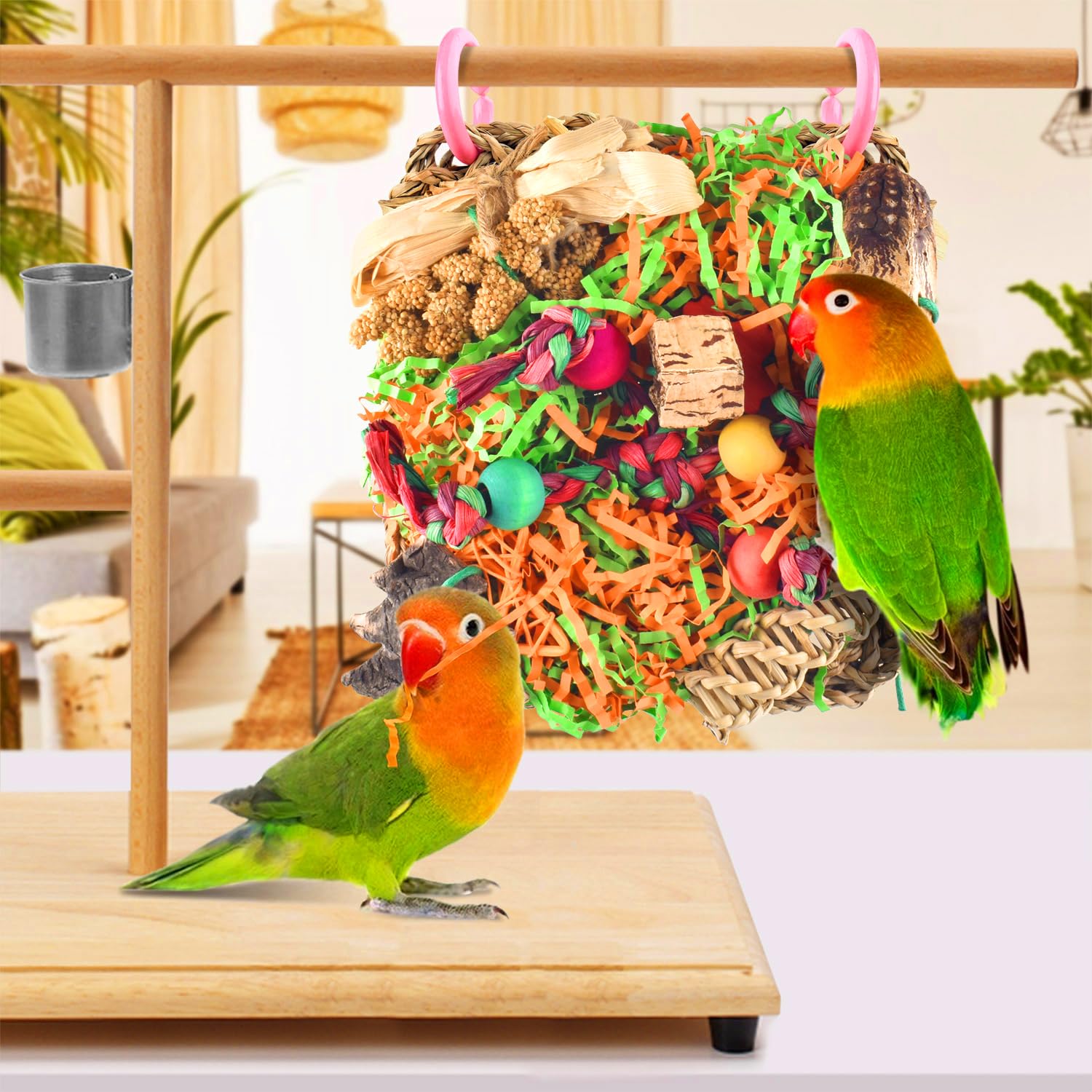 KATUMO nuez para aves: complemento natural para masticar y fortalecer el pico