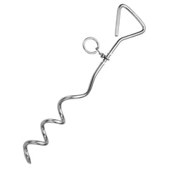 Katzco estaca para perros con punta espiga de 16 pulgadas para exterior seguro.