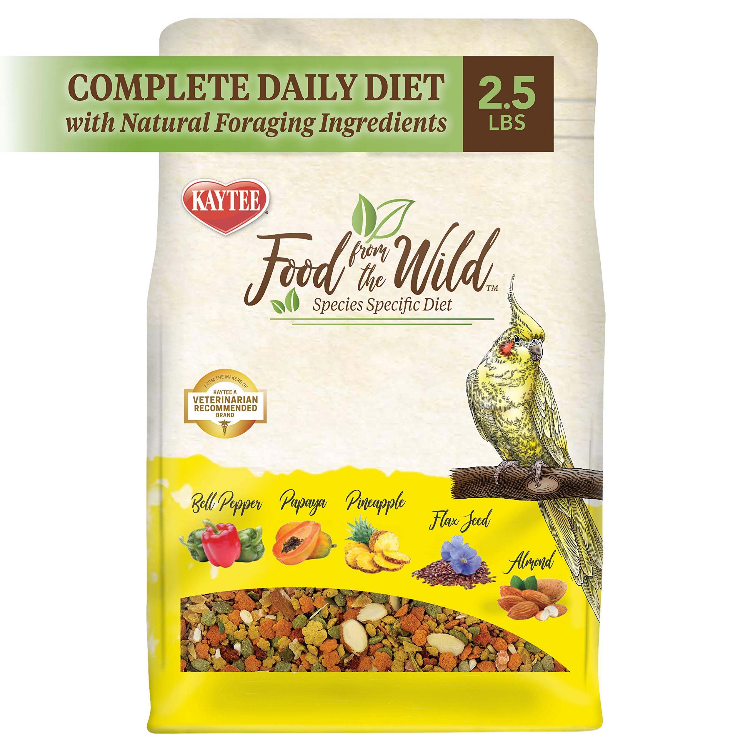 Kaytee Alimento Salvaje para aves, frutos y semillas para curiosidad y variedad.