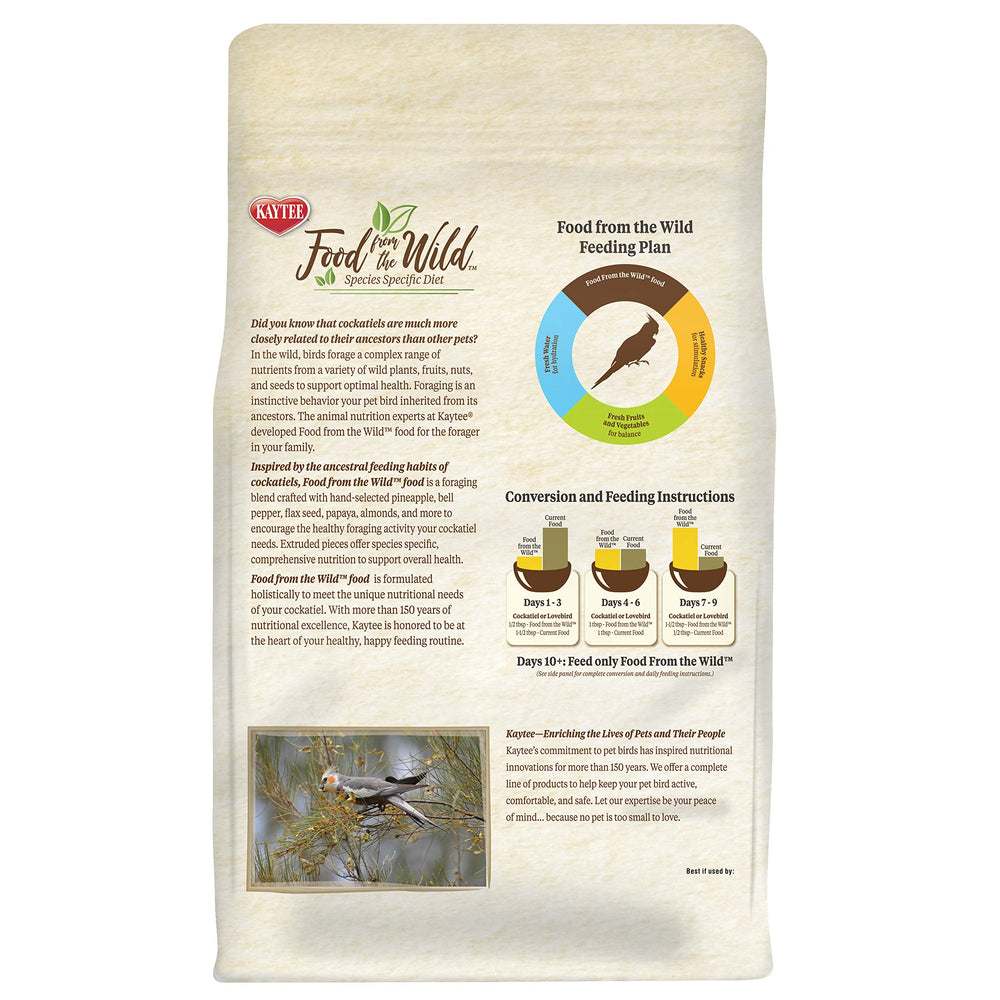 Kaytee Alimento Salvaje para aves, omega-3 para apoyo cerebral y cardíaco.