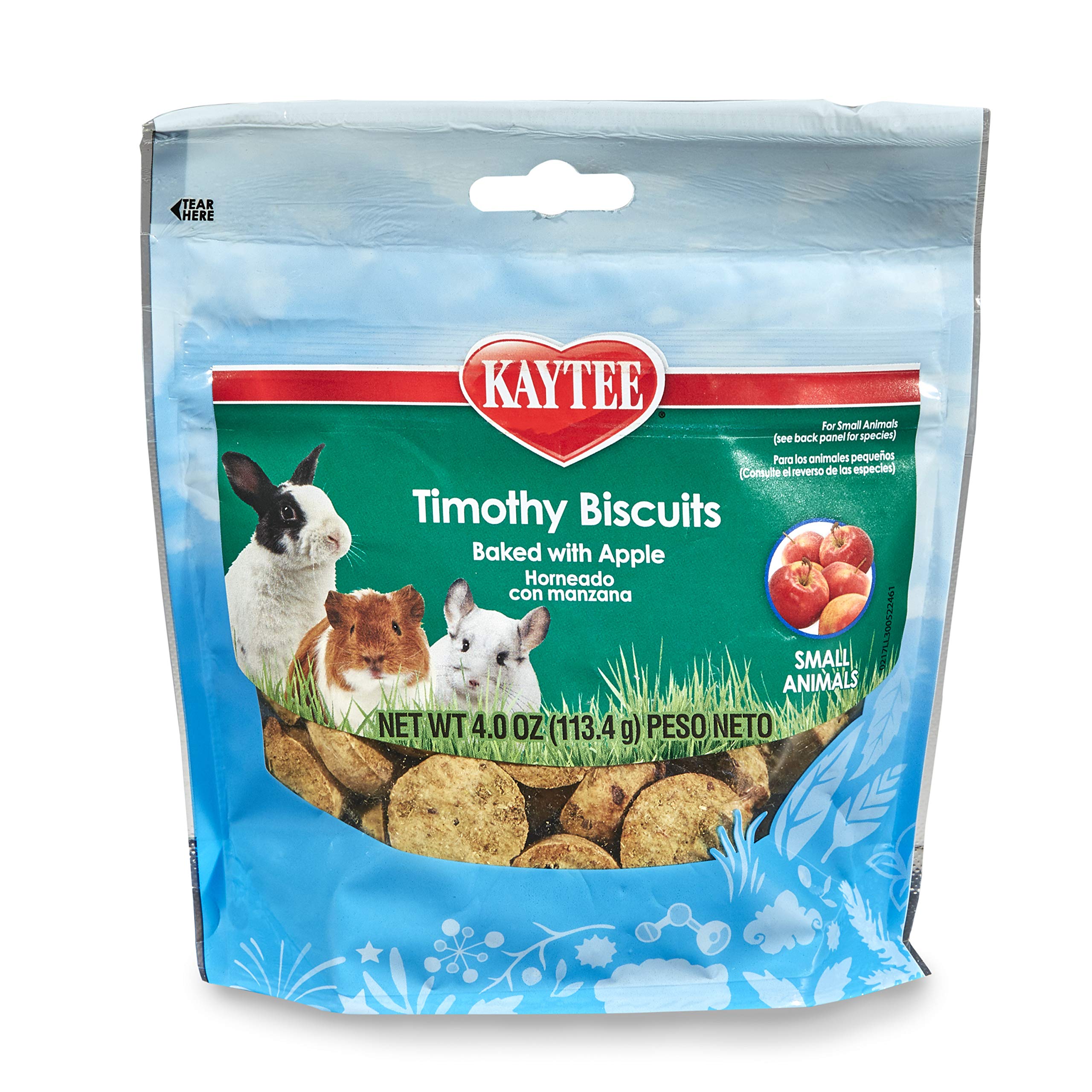 Kaytee galletas Timothy para conejos, hámsters y chinchillas.