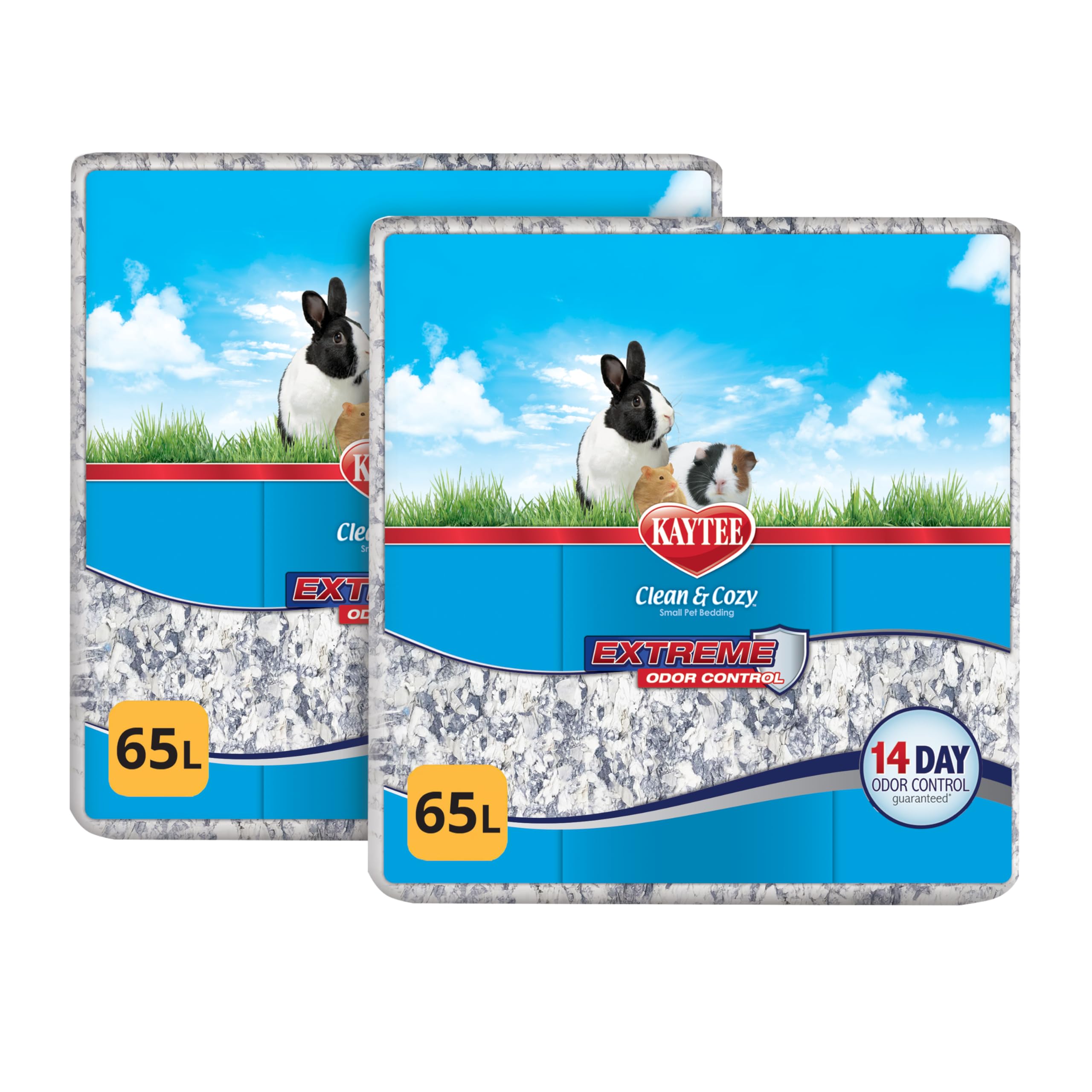 Kaytee Clean & Cozy ofrece control de olor extremo en jaula y hábitat.