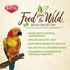 Kaytee Conure con papayas, sabor tropical para enriquecimiento