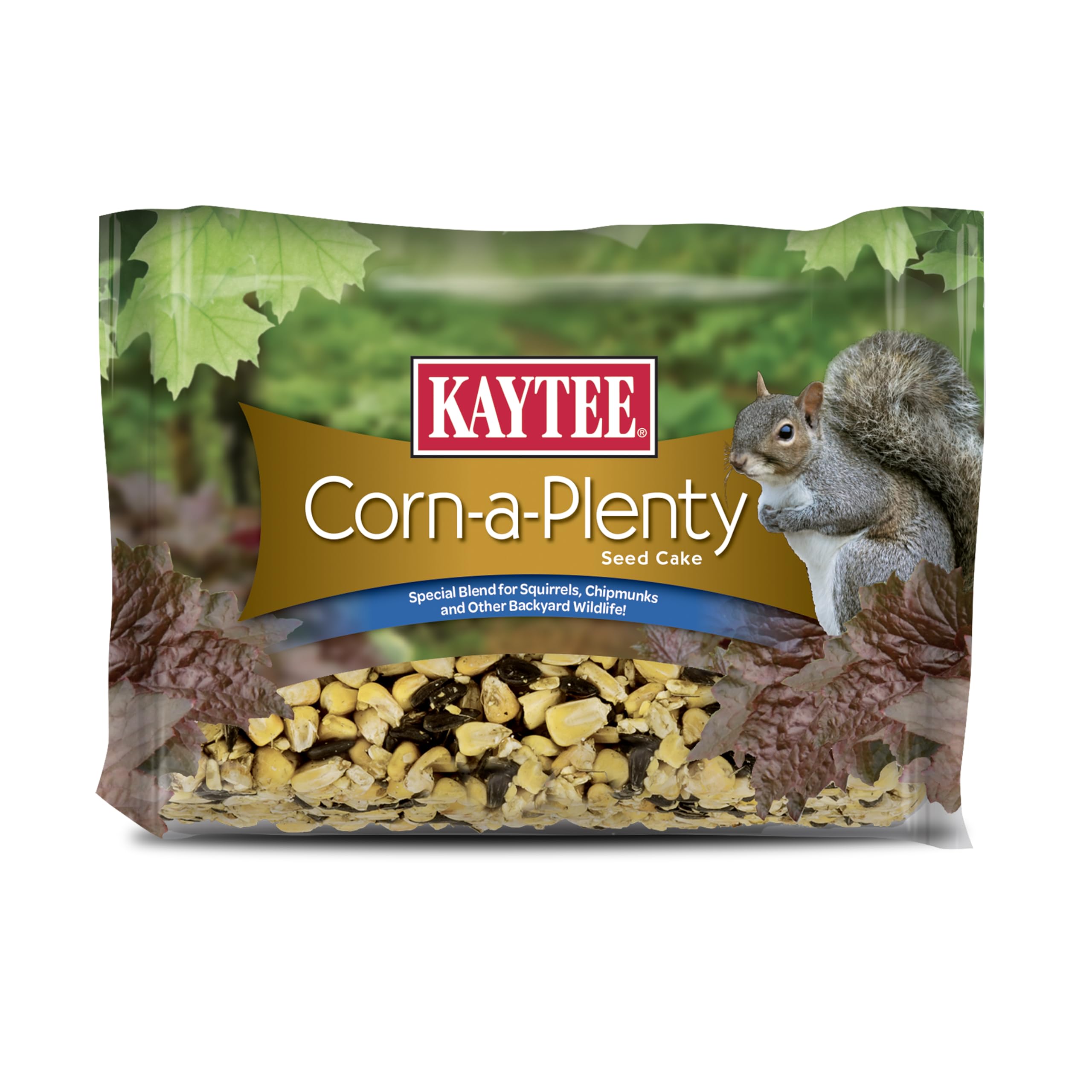 Kaytee Corn-A-Plenty Cake paquete: atrae ardillas y fauna silvestre.
