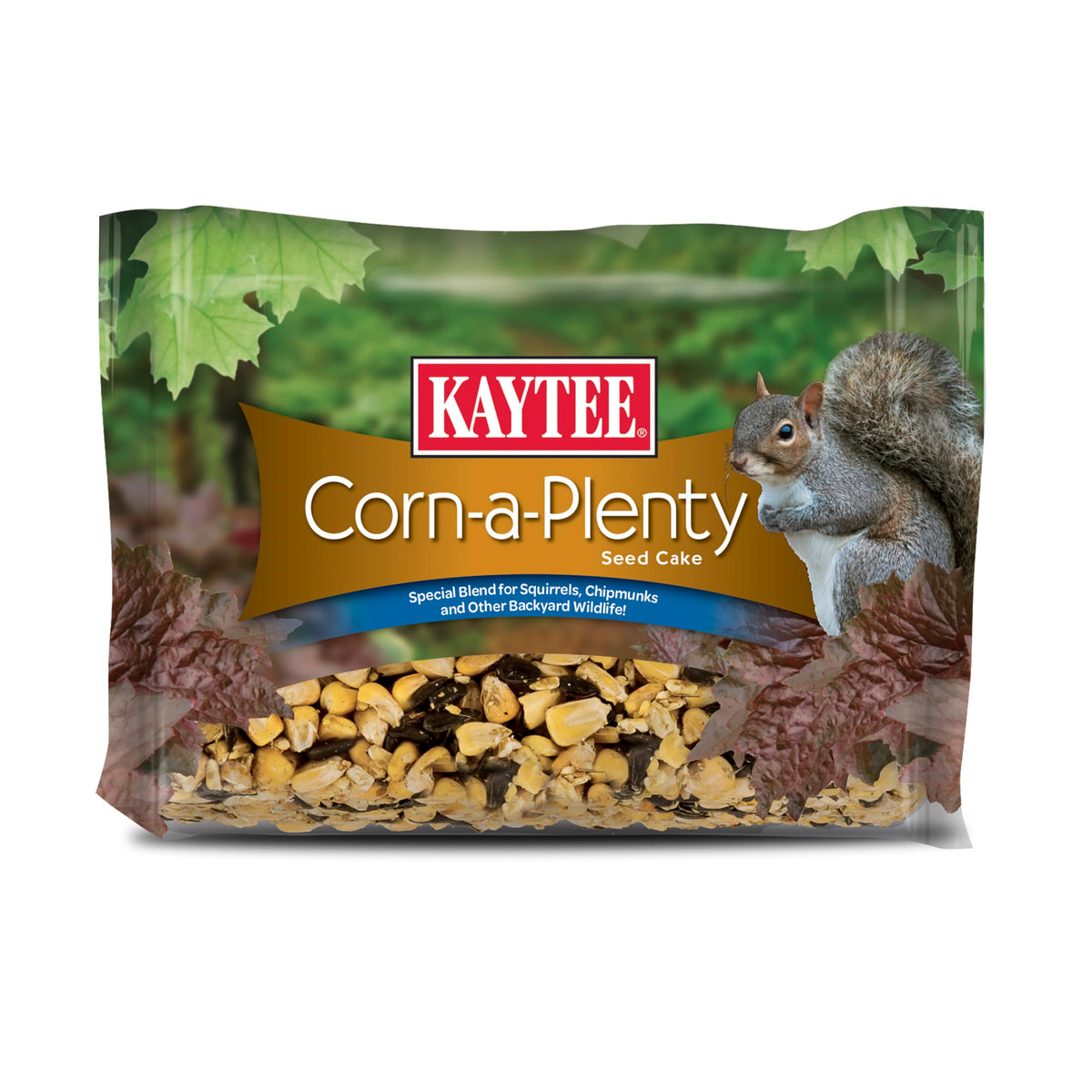 Kaytee Corn-A-Plenty Cake paquete: atrae ardillas y fauna silvestre.