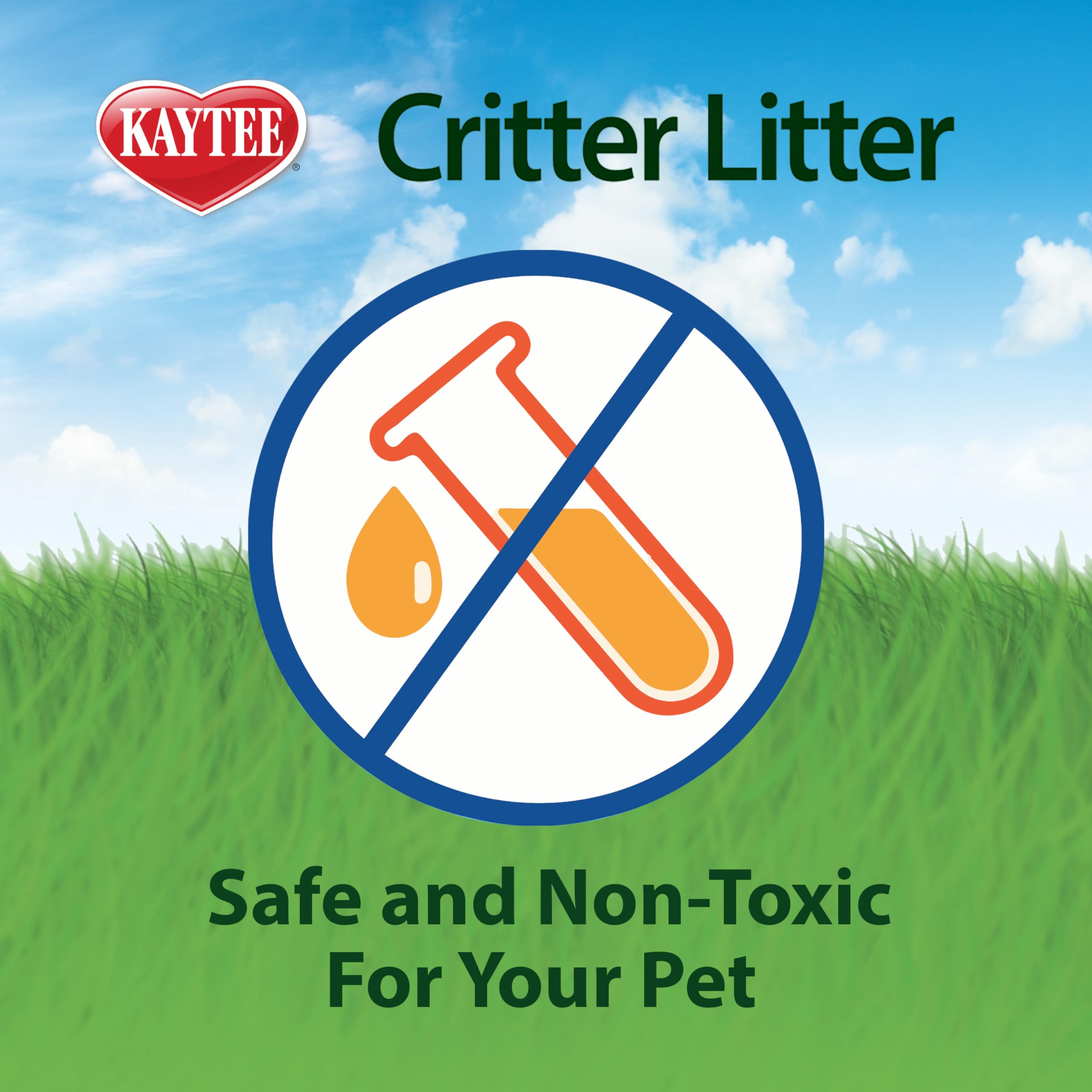 Kaytee Critter Litter está lista para cambios cada 2–3 días