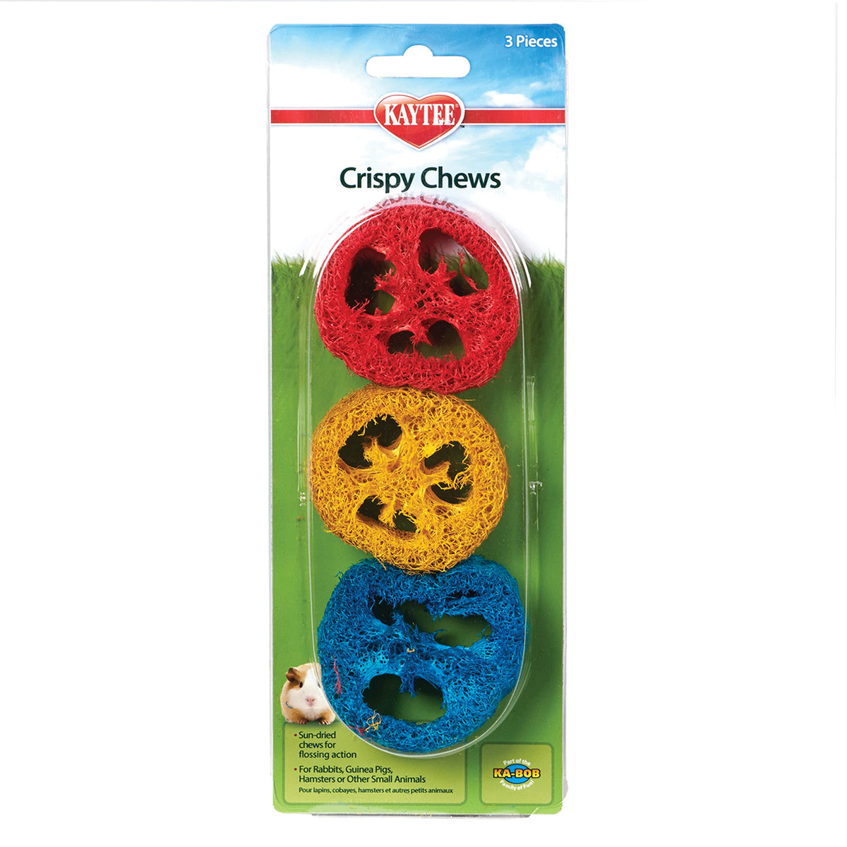 Kaytee Crujientes aro rojo para entretenimiento y roer
