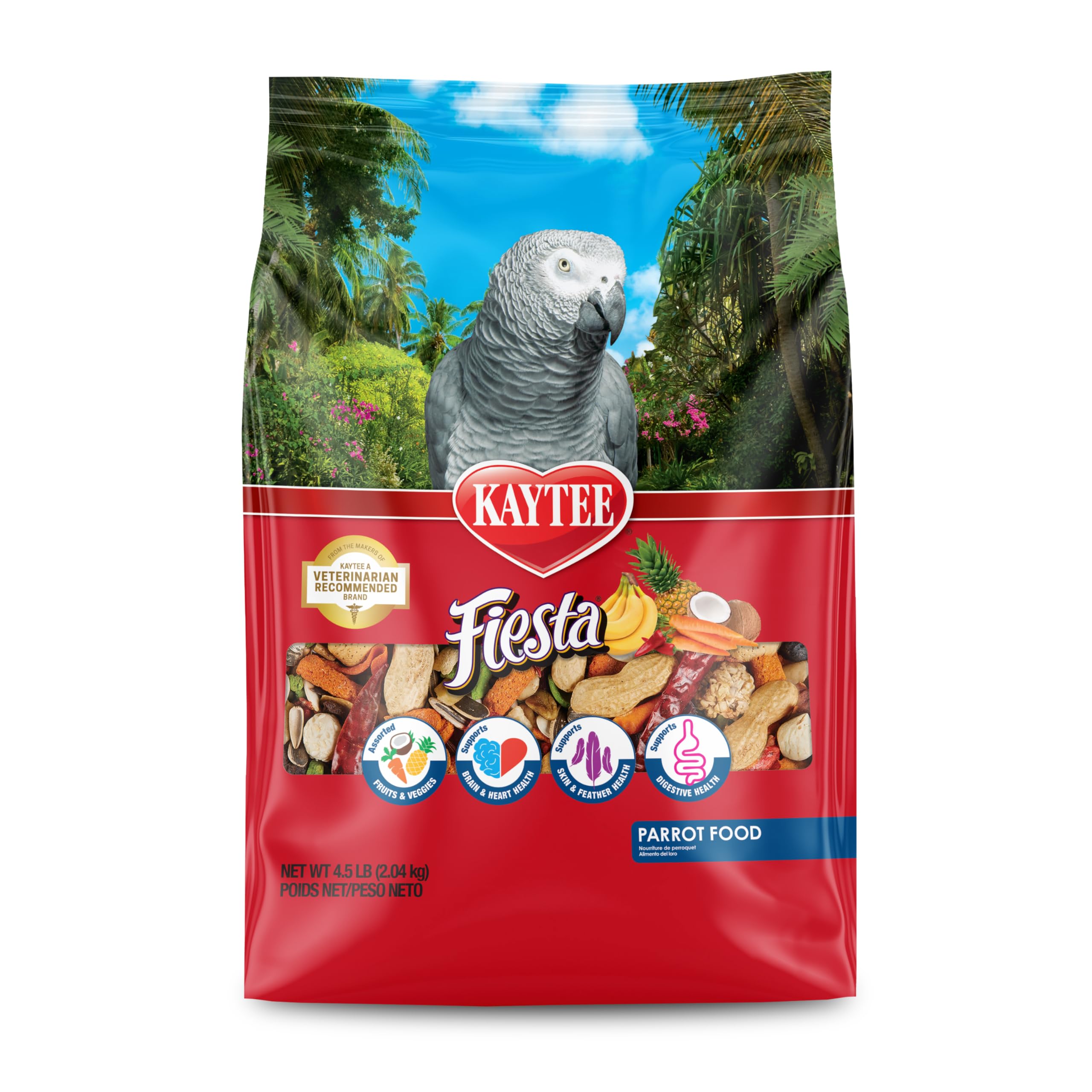 Kaytee Fiesta: alimento para loro con mezcla balanceada para cada bocado