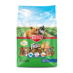 Kaytee Fiesta: mezcla de granos, semillas, frutas y verduras para variedad en la dieta.