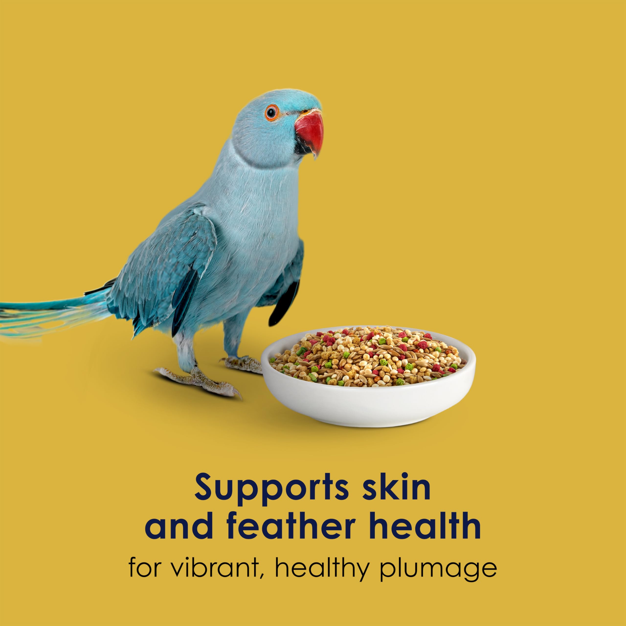 Kaytee Forti-Diet Pro Health Egg-Cite, ingredientes de calidad visibles para aves curiosas