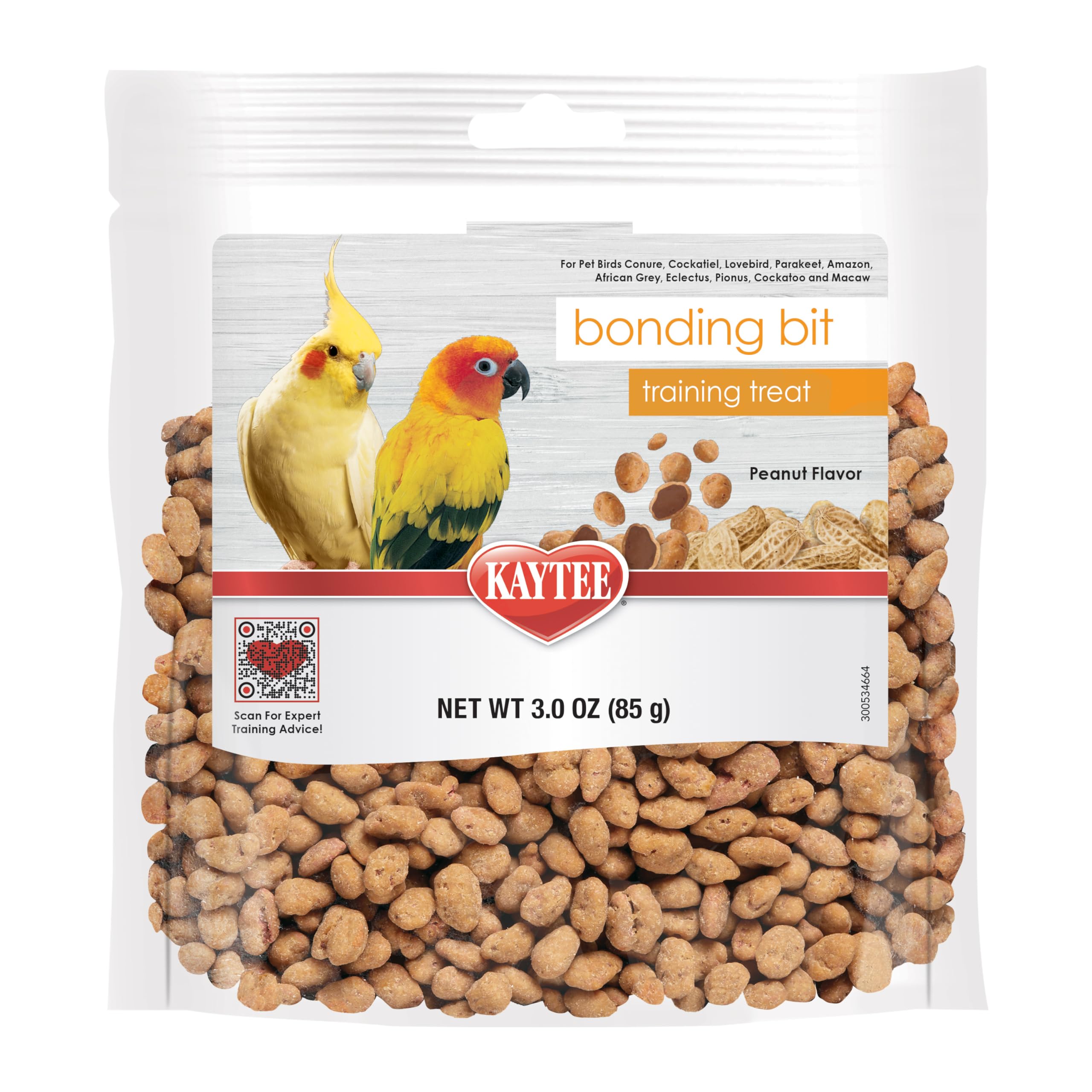 Golosinas Kaytee para aves conuro: premio sabroso para entrenamiento y vínculo